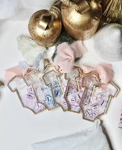 Load image into Gallery viewer, Baby's First Christmas Ornament Onesie