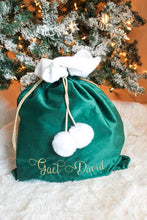 Load image into Gallery viewer, Christmas Personalized Velvet Sack