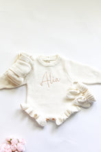 Load image into Gallery viewer, Personalized Ruffle Romper Set