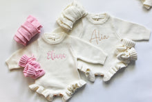 Load image into Gallery viewer, Personalized Ruffle Romper Set