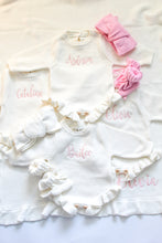 Load image into Gallery viewer, Personalized Ruffle Romper Set