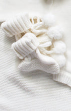 Load image into Gallery viewer, POM POM BOOTIES l MILK