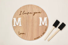 Load image into Gallery viewer, Handprint Wooden Mom Gifts