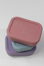 Load image into Gallery viewer, Personalized Silicone Lunch Box Reusable for School/Work