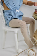 Load image into Gallery viewer, Organic Cotton Knitted Baby Girl Footie Pants