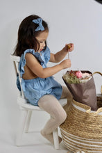 Load image into Gallery viewer, Organic Cotton Knitted Baby Girl Footie Pants