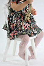 Load image into Gallery viewer, Organic Cotton Knitted Baby Girl Footie Pants