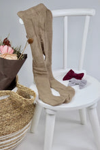 Load image into Gallery viewer, Organic Cotton Knitted Baby Girl Footie Pants