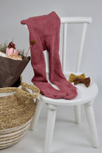 Load image into Gallery viewer, Organic Cotton Knitted Baby Girl Footie Pants