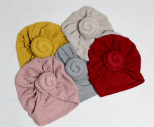 Load image into Gallery viewer, Knotted Waffle Knit Turban