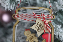 Load image into Gallery viewer, Mason Jar Family Ornament