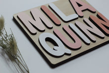 Load image into Gallery viewer, Wooden/Acrylic Name Puzzles