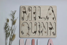 Load image into Gallery viewer, Wooden/Acrylic Name Puzzles