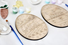 Load image into Gallery viewer, Personalized Wooden Easter Egg PIY
