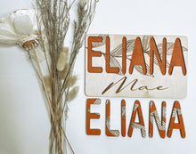 Load image into Gallery viewer, Wooden/Acrylic Name Puzzles