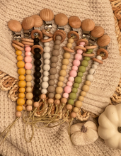Load image into Gallery viewer, Wooden Pacifier Clip l Variety of Colors l Personalized Option