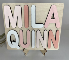 Load image into Gallery viewer, Wooden/Acrylic Name Puzzles