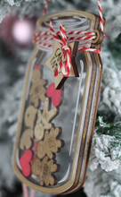 Load image into Gallery viewer, Mason Jar Family Ornament