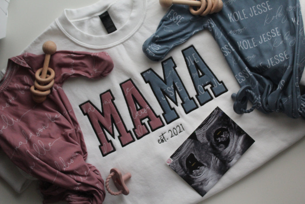 Mama/Dad Onesie Keepsake Sweatshirt