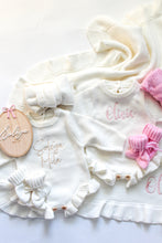 Load image into Gallery viewer, Personalized Ruffle Romper Set
