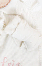 Load image into Gallery viewer, POINTELLE BOW l MILK
