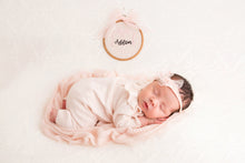 Load image into Gallery viewer, Embroidered Baby Announcement
