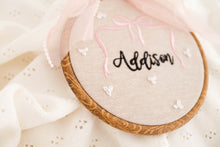 Load image into Gallery viewer, Embroidered Baby Announcement
