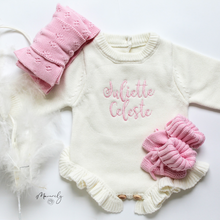 Load image into Gallery viewer, Personalized Ruffle Romper Set
